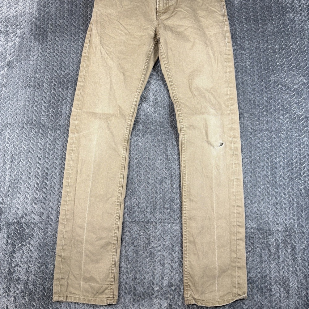 Levi's 511 Skinny Jeans Mens Boys 28x28 Khaki Denim Pants Slim Fit
